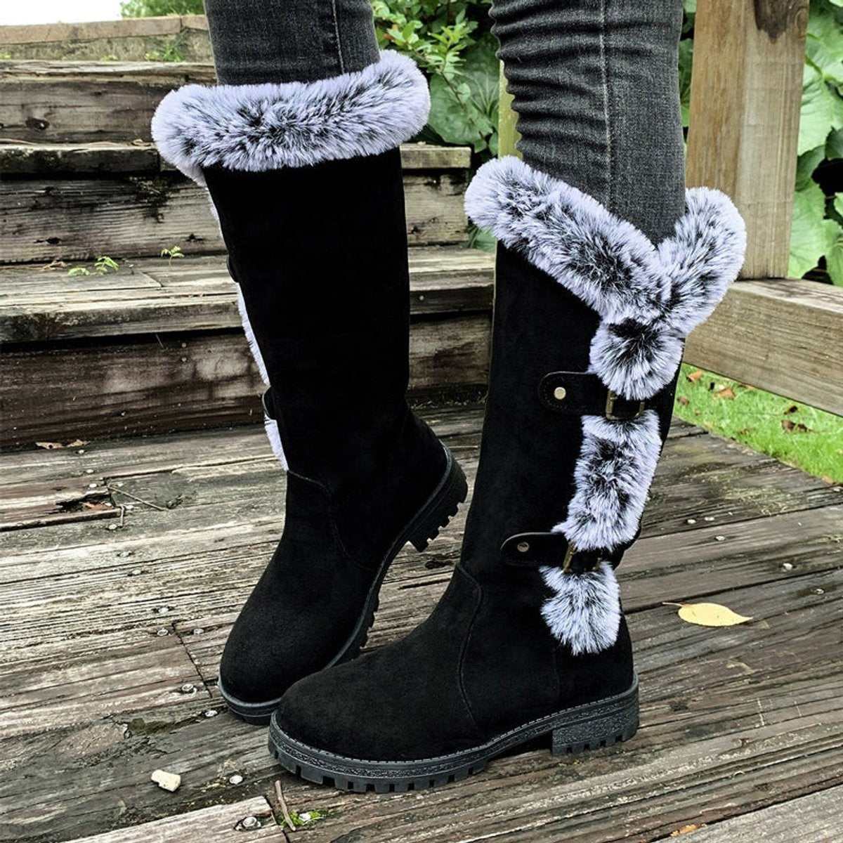 Botas de invierno de caña alta