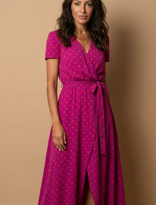 Vestido cruzado elegante - Raúl & Sara Madrid
