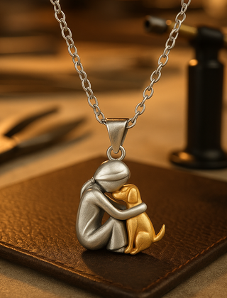 Colgante 'abrazo' para collar - Raúl & Sara Madrid