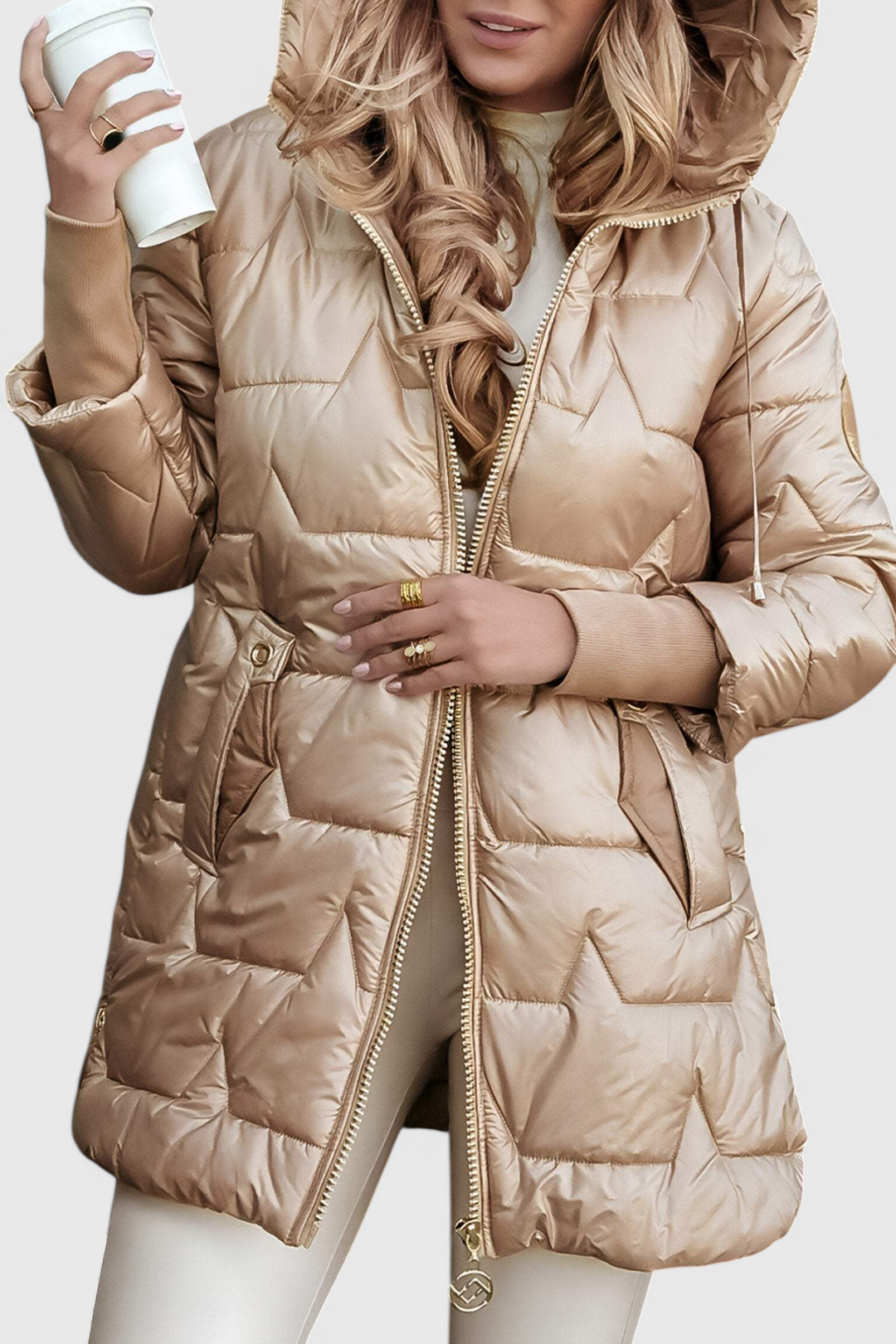 Marcella | Abrigo Aislante Confortable con Capucha
