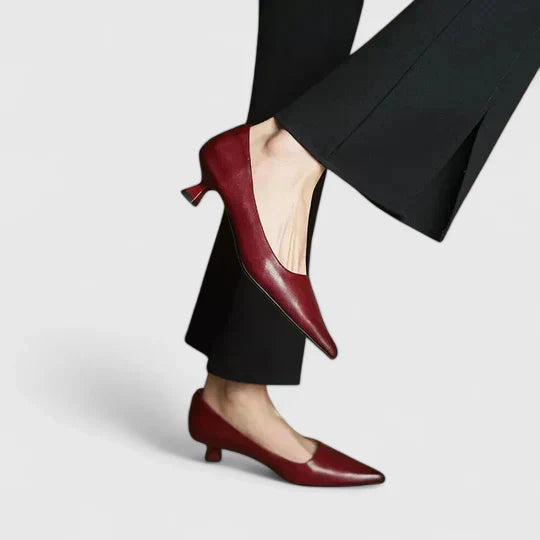 Rosalba™ | Kitten Heel Orthopedic Slip-On