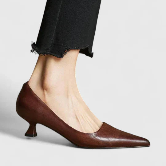 Rosalba™ | Kitten Heel Orthopedic Slip-On