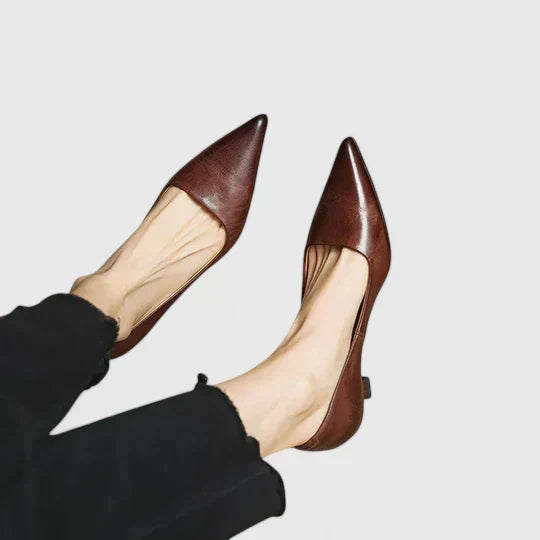 Rosalba™ | Kitten Heel Orthopedic Slip-On