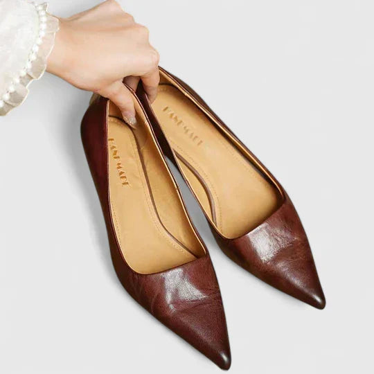 Rosalba™ | Kitten Heel Orthopedic Slip-On