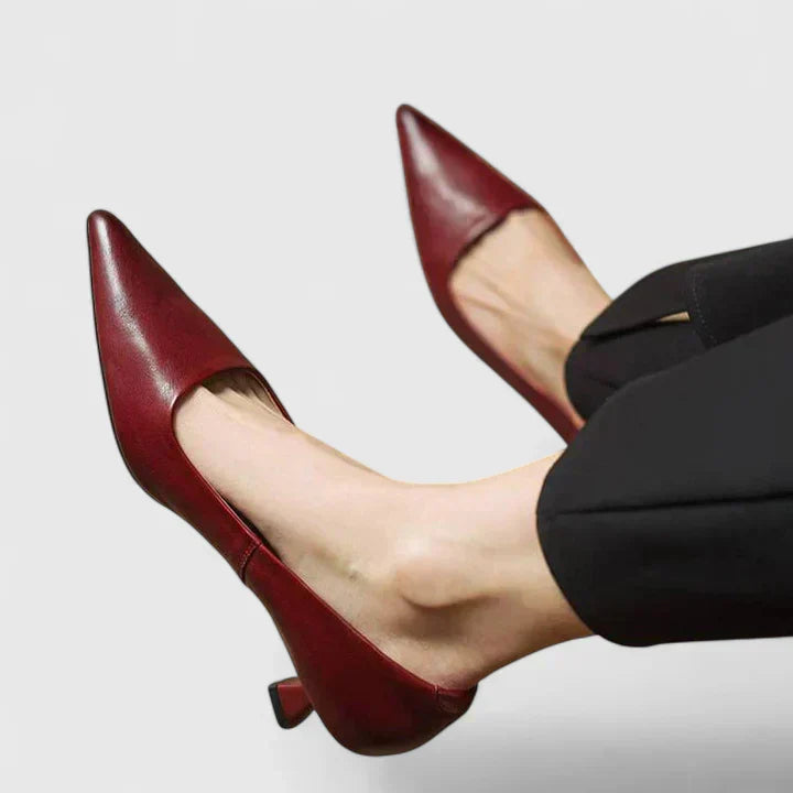 Rosalba™ | Kitten Heel Orthopedic Slip-On