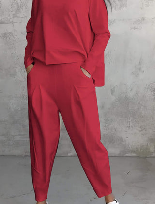 Emilie · Conjunto elástico de cuello redondo