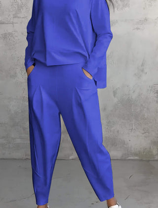 Emilie · Conjunto elástico de cuello redondo