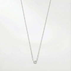 Collar klára con gema de moissanita - Raúl & Sara Madrid