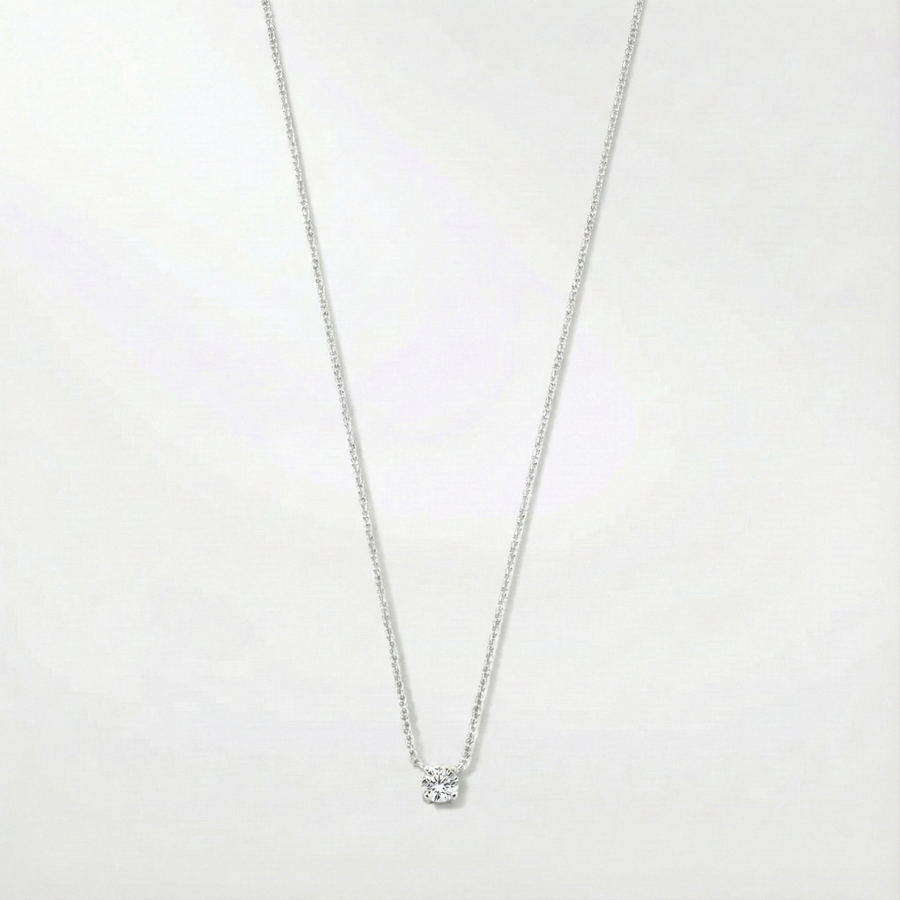 Collar klára con gema de moissanita - Raúl & Sara Madrid