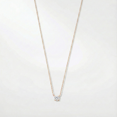 Collar klára con gema de moissanita - Raúl & Sara Madrid