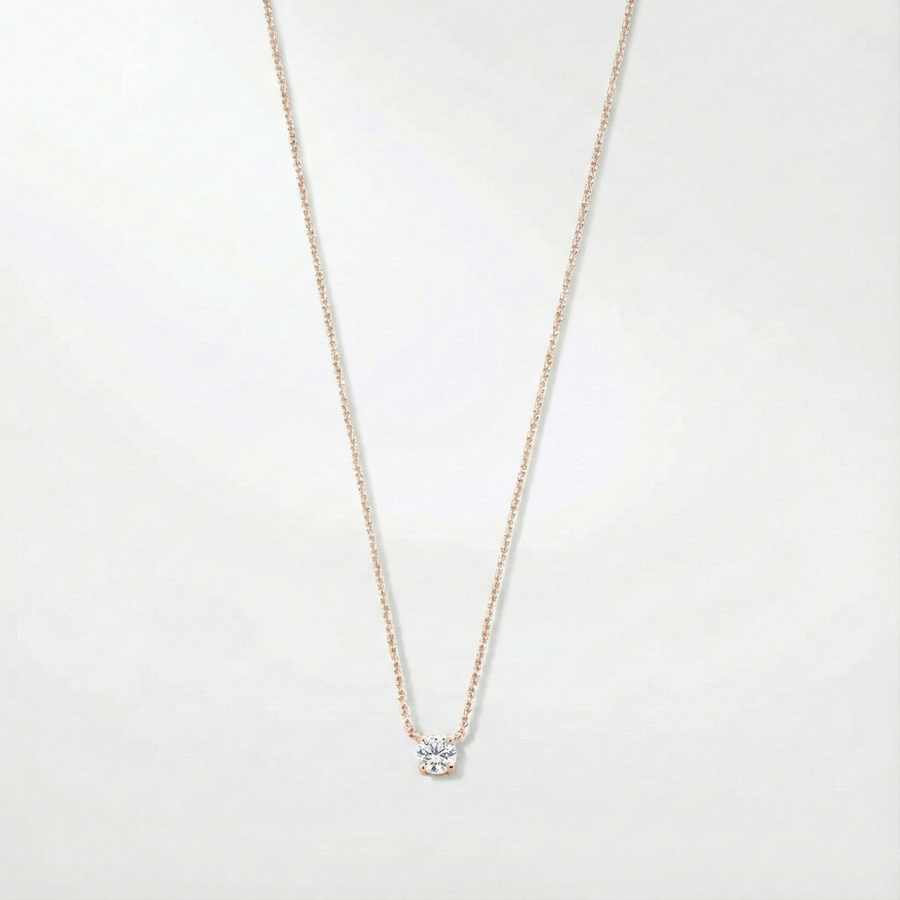 Collar klára con gema de moissanita - Raúl & Sara Madrid