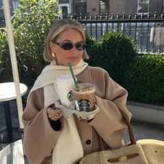 Lainey · Abrigo oversize de lana