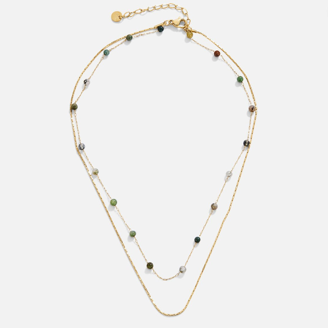Helga – Doble Capa de Collar con Encantadores Detalles Coloridos.