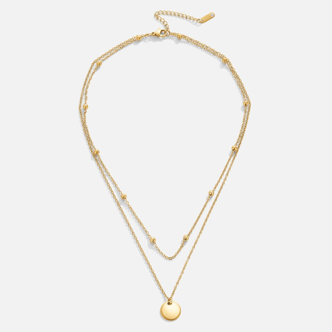 Annalena – Doppia collana dorata con pendente
