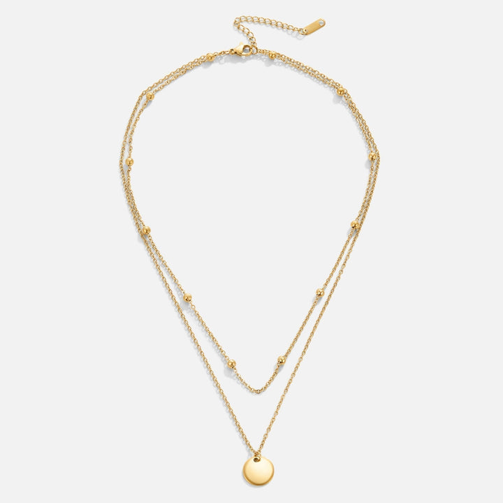 Annalena – Doppia collana dorata con pendente