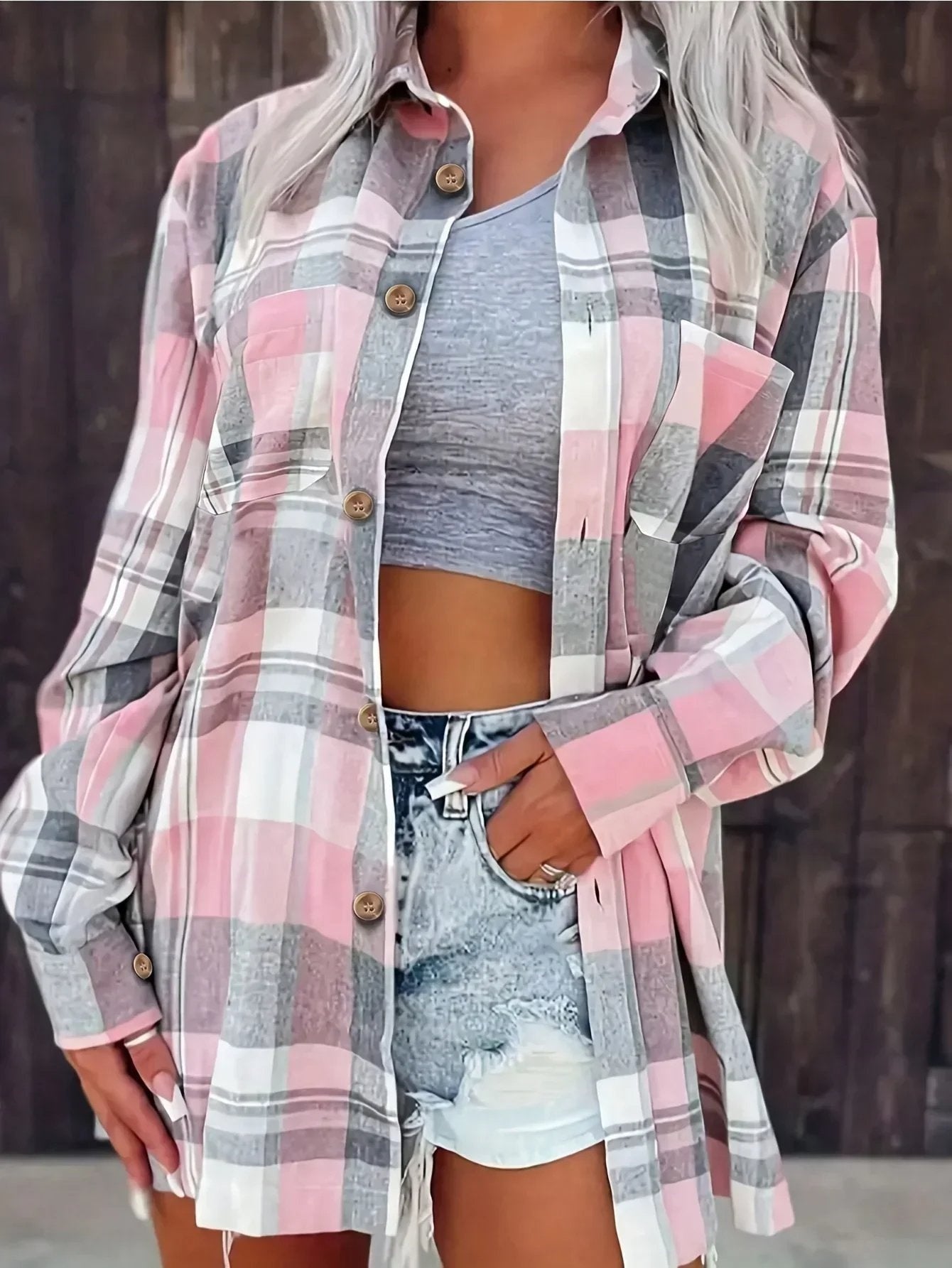 Sobrecamisa de manga larga