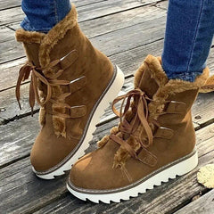 Botines de invierno con forro de borreguito