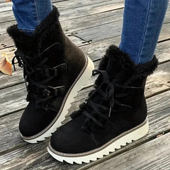 Botines de invierno con forro de borreguito