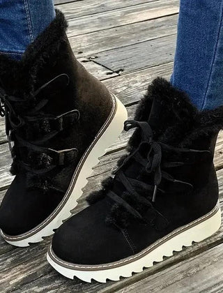 Botines de invierno con forro de borreguito