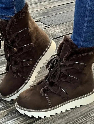 Botines de invierno con forro de borreguito