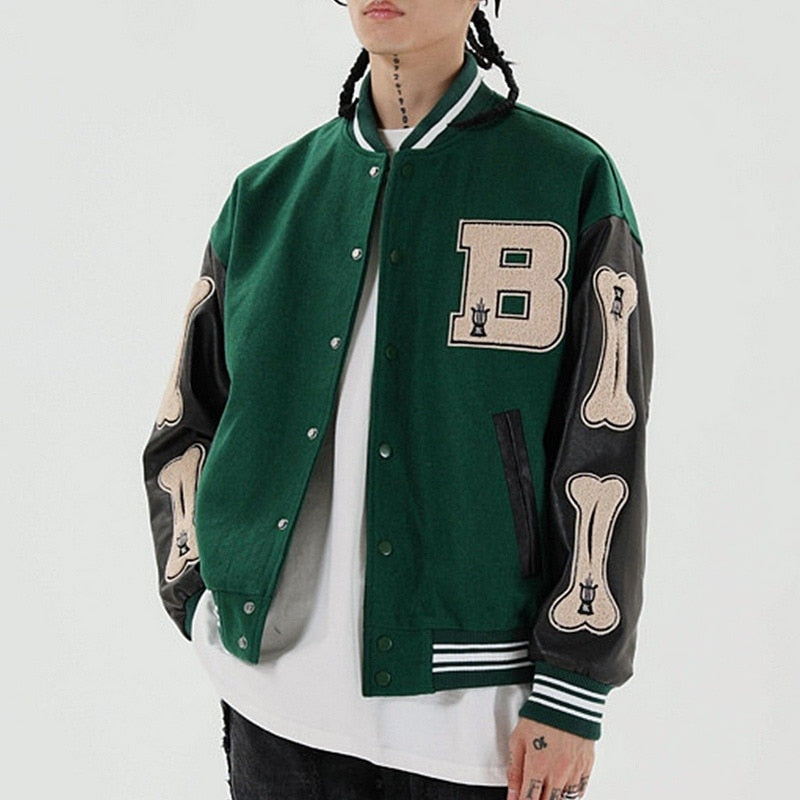 Varsity jacket con bordados