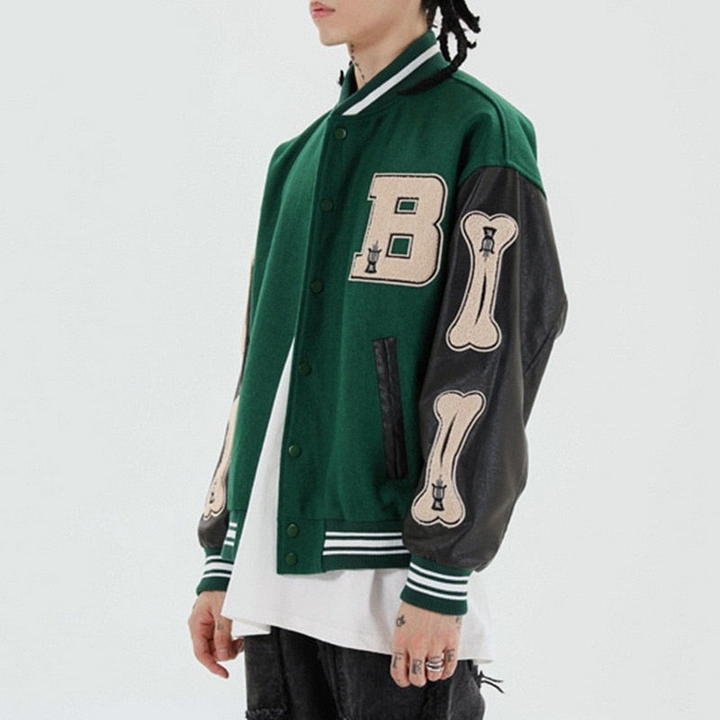 Varsity jacket con bordados