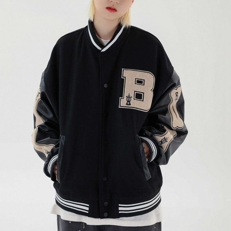 Varsity jacket con bordados