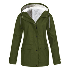 Chubasquero impermeable con capucha
