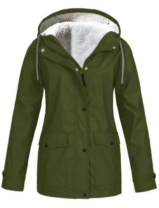 Chubasquero impermeable con capucha