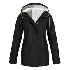Chubasquero impermeable con capucha