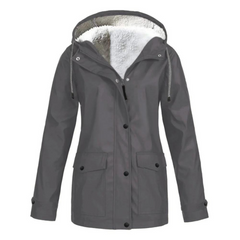 Chubasquero impermeable con capucha