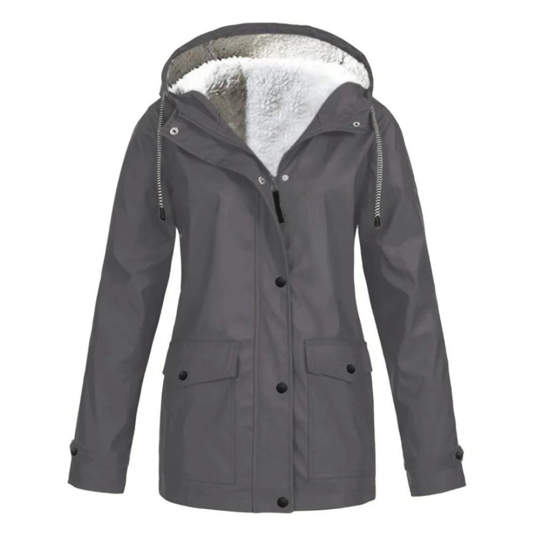 Chubasquero impermeable con capucha