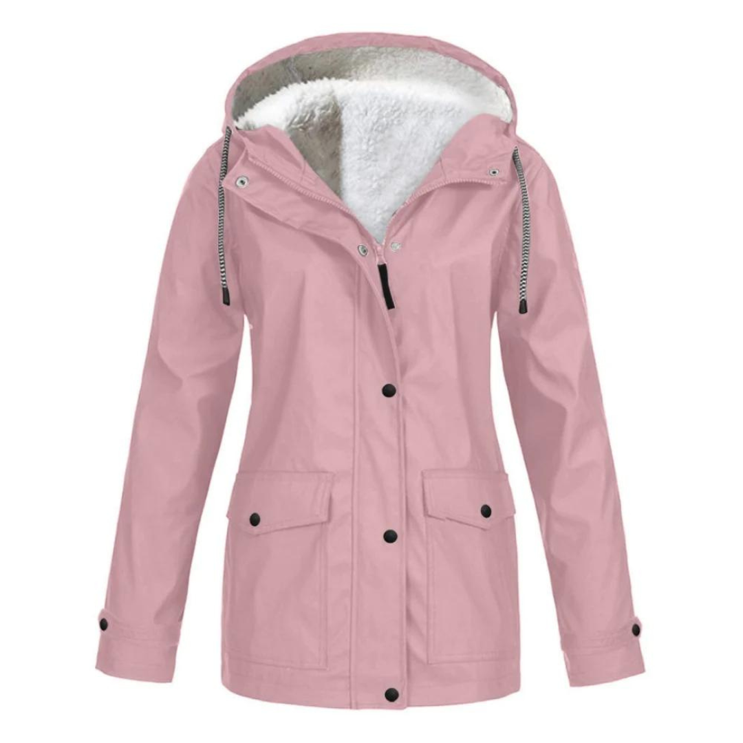 Chubasquero impermeable con capucha