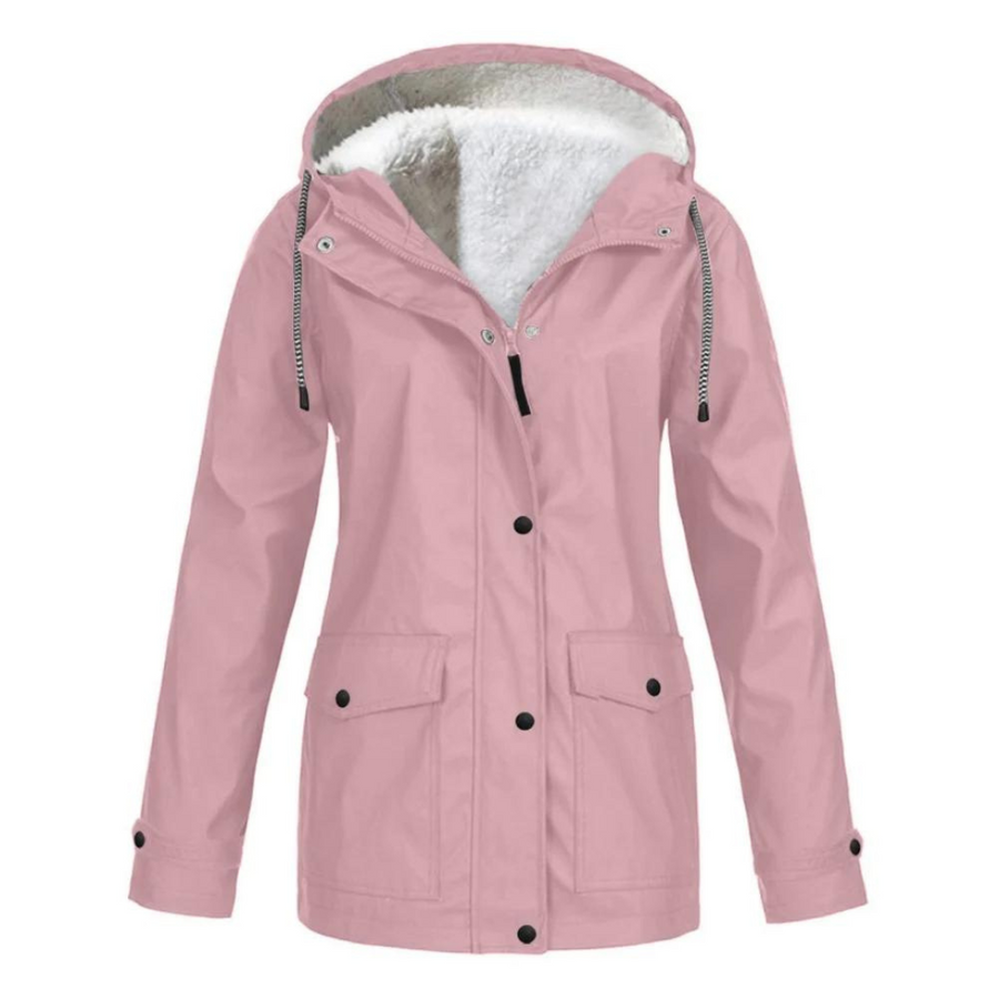 Chubasquero impermeable con capucha