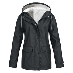 Chubasquero impermeable con capucha