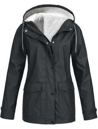 Chubasquero impermeable con capucha