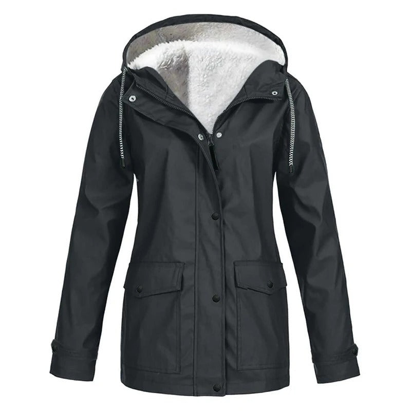 Chubasquero impermeable con capucha