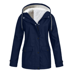 Chubasquero impermeable con capucha