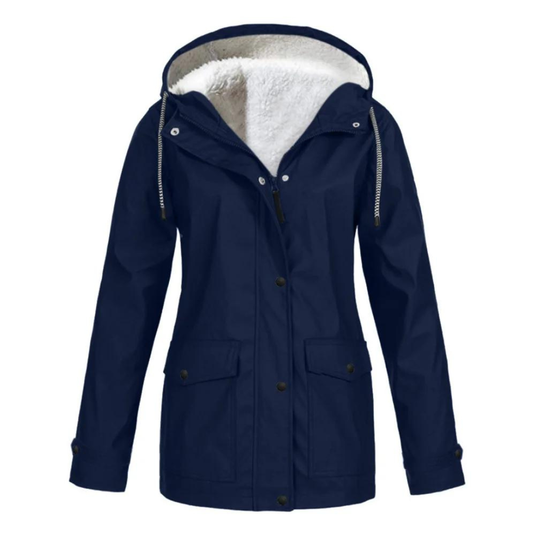 Chubasquero impermeable con capucha