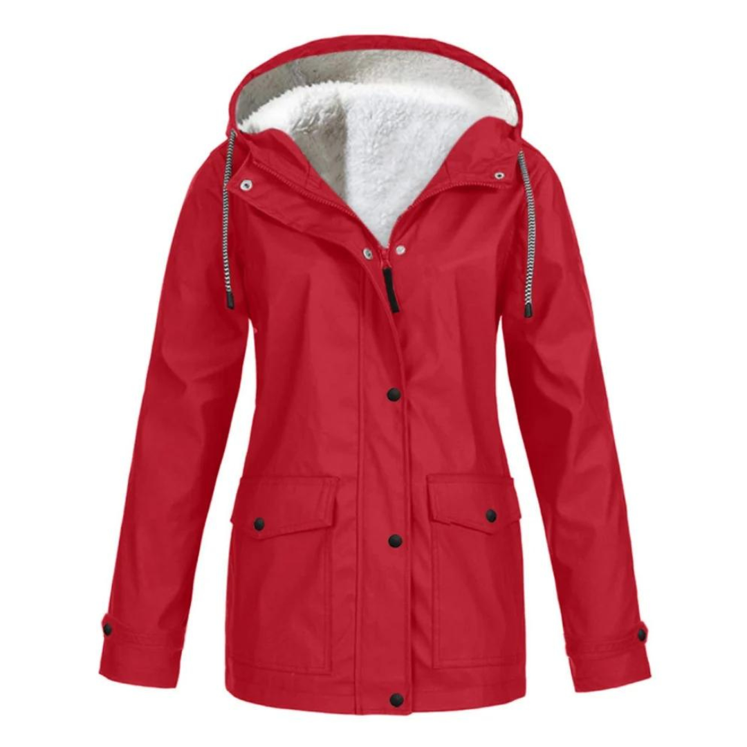 Chubasquero impermeable con capucha