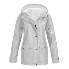 Chubasquero impermeable con capucha