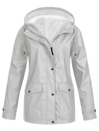 Chubasquero impermeable con capucha
