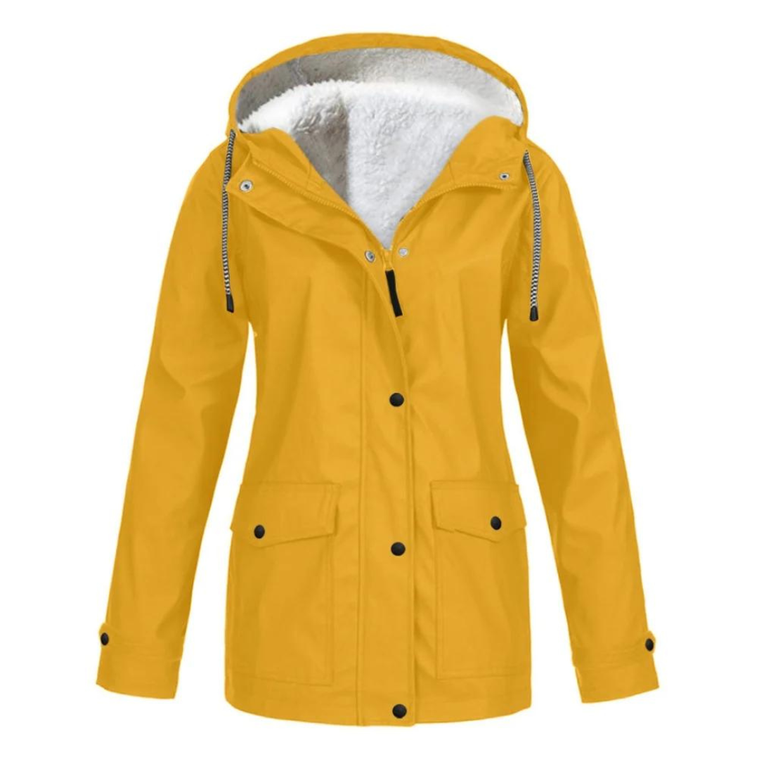 Chubasquero impermeable con capucha