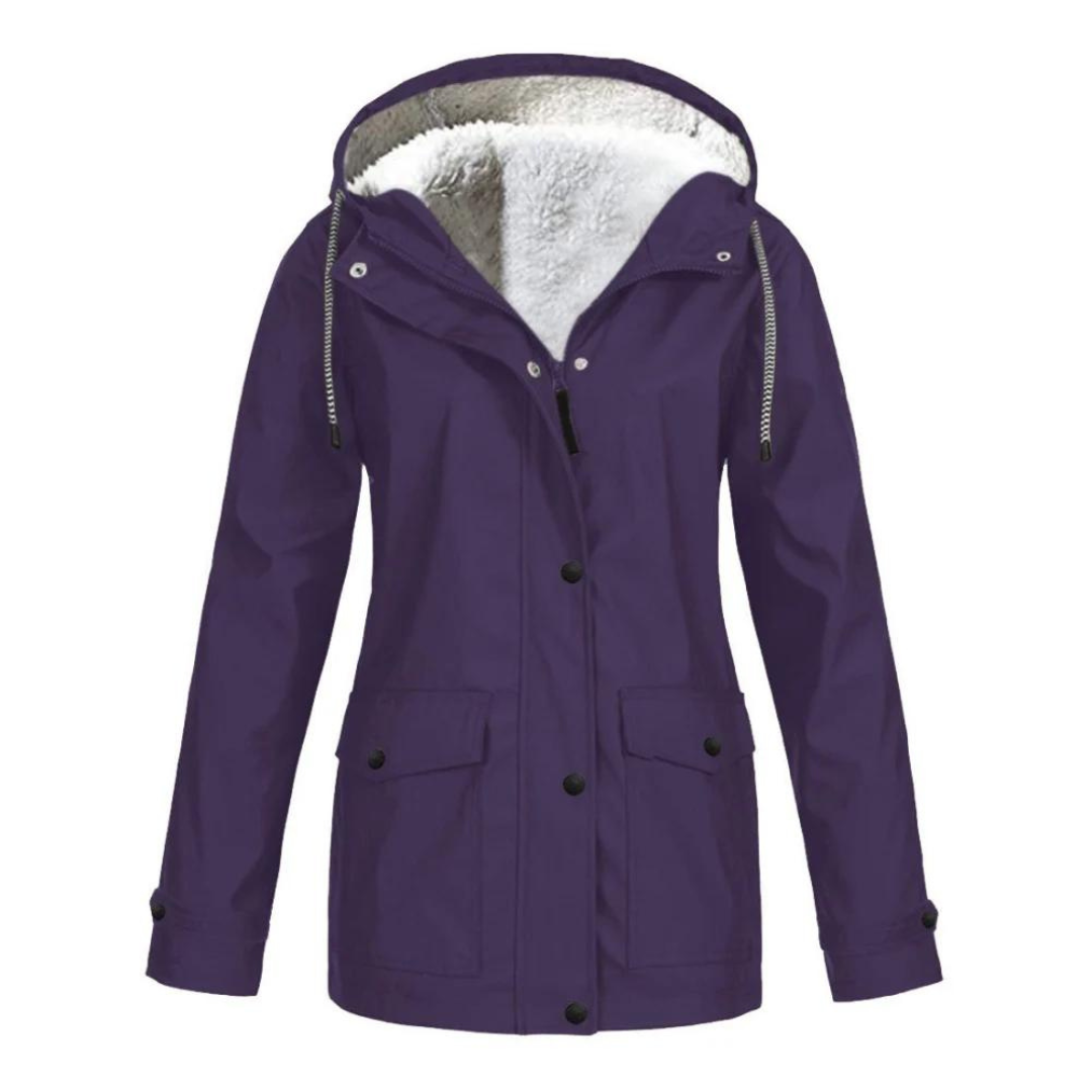 Chubasquero impermeable con capucha