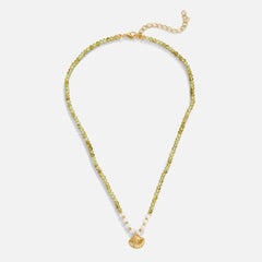 Collar dorado con elegantes eslabones - Raúl & Sara Madrid