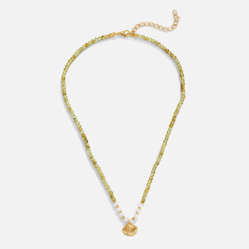 Collar dorado con elegantes eslabones - Raúl & Sara Madrid