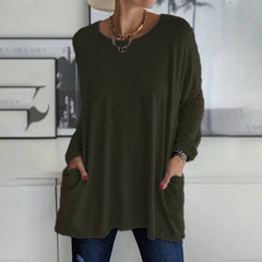 Camiseta oversize de manga larga