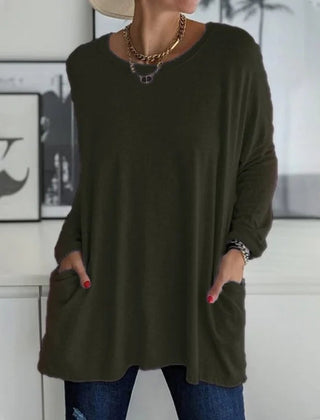 Camiseta oversize de manga larga