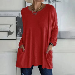 Camiseta oversize de manga larga