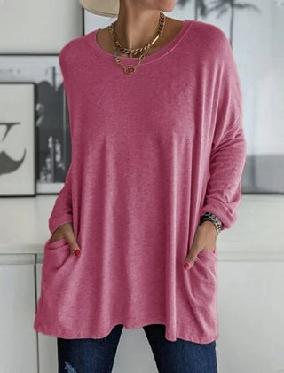 Camiseta oversize de manga larga